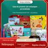 Caixa de presente de frutas personalizada, atacado, sacola, caixa de embalagem, uva, pêssego, melão, frutas frescas, caixa de presente, gaveta, impressa com logotipo
