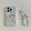 Funda para Teléfono Móvil Cartoon Estrella Azul Perro Canela Manzana 18Promax Adecuada para 16Promax Doble Capa 17Promax