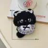 Pingente de Gatinho Lolita Doce e Frio Estatueta Gatinho Princesa Fofa Bolsa Coração de Menina Ornamento de Boneca Desenho Animado