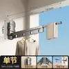 Tendedero plegable de ventosa para balcón, uso doméstico, tendedero retráctil invisible, perchero interior, accesorio para secar ropa en mirador