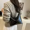 Bolsa de Bolinho da Moda Minimalista Texturizada Casual para o Dia a Dia, Nova Bolsa de Ombro Transversal Única Feminina Estilo Outono