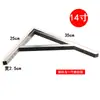 Suporte Triangular de Aço Inoxidável Espessado Suporte de Prateleira de Parede Suporte de Suporte de Prateleira de Parede Estrutura de Suporte de Painel de Parede
