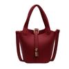 Bolsa popular deste ano feminina 2025 nova moda coreana senso de alta qualidade bolsa de ombro transversal bolsa de balde pequena portátil
