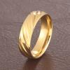 2020 nuevo anillo de pareja de circón simple moda anillo de pareja anillo de diamantes de pareja color mixto bicolor joyería creativa simple al por mayor
