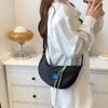 Bolsa Francesa Design Nicho Feminino 2022 Nova Textura Elegante Saco Peito Saco Casual Crossbody Bag