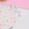 Novo Adesivo para Nail Art Estéreo 5D Em relevo Borboleta Flor Renda Laço Rosa Adesivo de Unha de Alta Qualidade