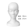Cabeza de espuma para hombre y mujer cabeza de maniquí de espuma cabeza de espuma molde de cabeza de espuma cabeza humana de espuma maniquí de espuma para exhibición de pelucas Lei Dezhu
