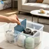 Caja de Almacenamiento para Juego de Té Portátil Bnbs Bai Nabaon con Tapa, Dividida en Compartimentos, a Prueba de Humedad, para Guardar Tazas de Té y Tetera Kung Fu