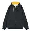 Sudadera con capucha premium estilo americano con cremallera para hombre y mujer, corte holgado con una sensación de alta gama cleanfit, prenda exterior estilo cárdigan