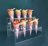 Expositor de Postres de Acrílico Estante para Boda Cumpleaños Banquete Mesa de Comedor Mesa de Descanso para el Té Evento de Inauguración Decoración Exterior