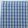 Tela de cuadros azul teñida en hilo lista para usar para primavera y verano, estilo fresco, para camisas de ropa de hombre y mujer
