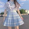 Conjunto de Falda Plisada Atuendo de Presentación Uniforme Estudiantil Jk Auténtica Falda Corta Falda Plisada Femenina Estilo Escolar Uniforme de Marinero Manga Corta Manga Corta