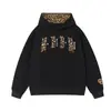 Sudadera con capucha bordada de leopardo estilo americano para pareja, para otoño e invierno 2026, nueva, de alta gama, nicho y única chaqueta con capucha