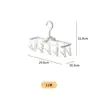 Secador de Calcetines para Bebé para Uso Doméstico, Colgador de Ropa Multiclip, Pinza Multifuncional para Colgar Ropa Interior