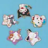 Nuevos Accesorios Creativos para Joyería DIY Dibujos Animados Lindo Gato Kt Colgante de Collar Pulsera Colgante Pequeño Venta al por Mayor