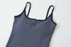 Camisola Rayada Estilo Hong Kong Retro Americano Chica Picante con Copas para Mujer, Nuevo Modelo Verano 2026, Top sin Mangas con Espalda Bonita