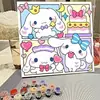 Pintura acrílica dibujos animados infantiles hecho a mano diy pintura al óleo digital pintura al óleo al por mayor verano graffiti decoración para colorear pintura para colgar