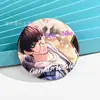 Insignia de Anime Personalizada con Diseño de Doble Destello, Broche de Dibujos Animados de Plata Cepillada