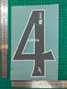 25-26 Superliga Portuguesa Colección Gris Talla Adulto A+ Camiseta Número Letra Pegatinas de Transferencia Térmica para Camisetas de Fútbol