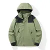 En Stock Chamarra Cortavientos para Pareja Hombres Mujeres Estilo Primavera Otoño Impermeable Resistente al Viento Resistente a Manchas Transpirable con Capucha Chaqueta de Montañismo para Exteriores