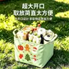 Cesta de coche plegable de moda estilo Navidad, impermeable y resistente al desgaste, para organizar juguetes y artículos varios en el maletero del coche, cesta de almacenamiento plegable