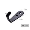 Acero Inoxidable Gancho Sólido Único Armario para Ropa Gancho para Abrigos Gancho Trasero de Puerta Gancho de Baño Ferretería de Cocina Colgante Mayoreo