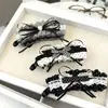 Clip de Banana de Encaje de Lunares de Encaje Estilo Coreano Nuevo Pasador para Cola de Caballo Alta Accesorio para el Cabello Clip para el Cabello