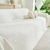 Exclusivamente para vendas transfronteiriças, capa de sofá com padrão de trama simples, manta de ar respirável de três camadas de gaze, capa antiderrapante e resistente a arranhões de peça única