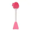 Dispositivo de Limpeza Facial de Silicone Personalizado pelo Fabricante, Ferramenta de Massagem, Escova Multifuncional Tipo Esfumar para Massagem Facial e Remoção de Maquiagem