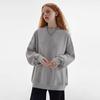 Sudadera de Felpa Pesada de 500 g con Cuello Redondo para Hombres y Mujeres, Adecuada para Primavera, Otoño e Invierno, Versátil Estilo Americano Básico Holgado Casual