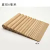 Varilla Redonda de Haya Diámetro 3-50mm Multiespecificación DIY Hecho a Mano Decorativa Varilla Redonda Sólida Palo de Madera Fina Tira de Madera de Haya