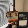 Bolso Francés de Nicho con Colores Contrastantes para Mujer, Nuevo Estilo de Moda 2026, Bolso Cubo Versátil, Bolso Cruzado Pequeño Elegante