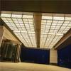 Iluminação customizada de engenharia não padrão hotel shopping center portão lâmpada imitação mármore forma de combinação quadrada grande luminária de teto