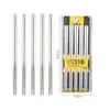 Pauzinhos de aço inoxidável 316, de alta qualidade, antibacterianos e resistentes a mofo, design simples, de grau alimentício, antiderrapantes, resistentes ao calor, espessados e leves, adequados para uso doméstico