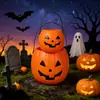Cubo de Calabaza Nuevo Transfronterizo Portátil Accesorio de Cosplay Halloween Regalo para Niños Decoración Cubo de Dulces Recepción del Centro Comercial Barra