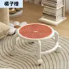 Novo Modelo de Verão Banqueta Pequena com Rodas Universais para Uso Doméstico, Adequada para Limpeza de Pisos, Manicure, Pedicure e Auxiliar Crianças a Aprender a Andar, Banqueta Redonda