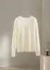 Textura tipo nuvem26 Suéter de Tricô com Decote V de Manga Longa em Lã e Cashmere Atmosférico Outono/Inverno para Mulheres, Pulôver Liso