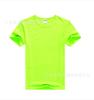 Uniforme escolar hecho a medida camisa cultural uniforme de equipo liso color sólido manga corta camiseta para hombre cuello redondo algodón peinado con Lycra venta al por mayor