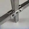 25/30/40 Conectores de Fittings para Tubo Cuadrado Galvanizado de Acero Inoxidable Hebilla de Fijación para Estante Sin Soldadura Junta Sujetador