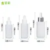 Botellas de Muestra 15ml 20ml 30ml Botellas de Muestra para Aceites Esenciales Gotero Esencia Botellas de Plástico Botellas Dosificadoras para Cosméticos Pet