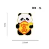 Broche de Panda de Dibujos Animados de Año Nuevo Insignia de Fortuna Estilo Chino Regalo de Festival de Primavera Regalo para Eventos Decoración Festiva