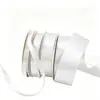 Pinza para el pelo, accesorio para el pelo y accesorio para la ropa, de cinta plateada brillante de doble cara con hilo metálico y lazo satinado de alta gama, transfronterizo, blanco