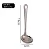 Cocina Cocinar Utensilios de Cocina Set Cuchara para Servir de Acero Inoxidable Pala para Servir con Fugas Pala para Fugas de Camping al Aire Libre Cuchara para Sopa Shell de Sopa Cuchara Macho para Fugas