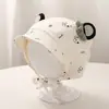 Gorro para bebé para primavera y otoño, unisex, protector de orejas, lindo y adorable, a prueba de viento, algodón puro, adecuado para bebés que salen