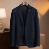 Terno de Lã Pura Masculino Estilo Coreano Slim Fit Terno 100% Lã Outono e Inverno Algodão Espessado Tendência Jaqueta de Lã