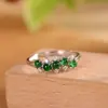 Anillo de Plata S925 Incrustado con Jadeíta de Grado A Exquisito Simple Moda Lujo Ligero Versátil