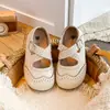 Zapatos de Princesa para Niñas 2026 Primavera y Otoño Nuevos Estilo Universitario Zapatos de Cuero Bajos Estilo Británico Brogue Zapatos de Bebé con Suelas Blandas