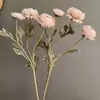 Flores Artificiales Estilo Vintage: Loto y Peonía, Decoración para el Hogar Nórdico, Habitación Modelo, Hotel, Ramos de Boda, Accesorios para Fotografía, Venta al por Mayor