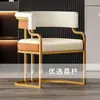 Silla de comedor de lujo ligero silla de sofá de alta calidad silla de negociación de recepción silla para uñas silla de salón de belleza silla para tocador de casa silla para maquillaje