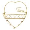 Gancho Decorativo de Hierro Nórdico con Carta de Amor para Pared de Sala de Estar, Gancho para Llaves, Gancho Metálico para Abrigos para Dormitorio, Gancho en Hilera